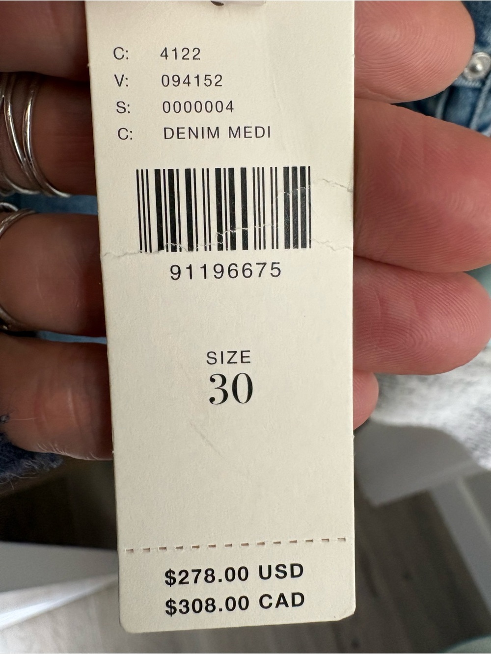 FRAME Le Palazzo High-Rise Cropped Jeans - NWT sz 30 - Picture 7 of 9